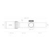 Luneta celownicza Hawke Vantage 30 WA 1-4x24 IR L4A Dot